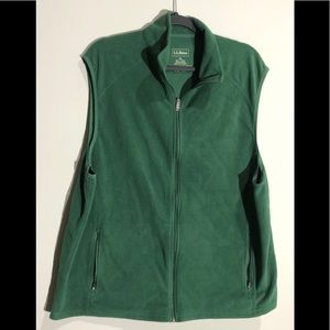 LL BEAN Classic fleece vest, XL